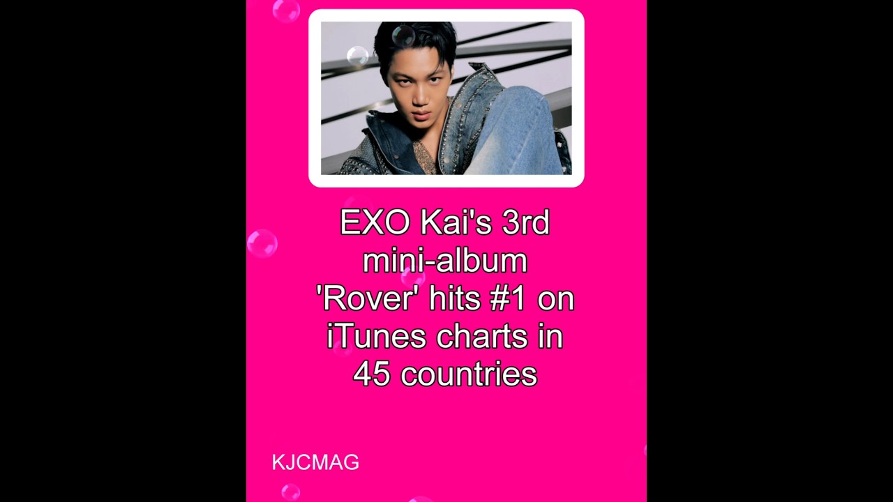 EXO KAI’S THIRD MINI ALBUM RIVER HITS NO 1 ON ITUNES CHARTS IN 45 COUNTRIES #exo #exokai #kpop