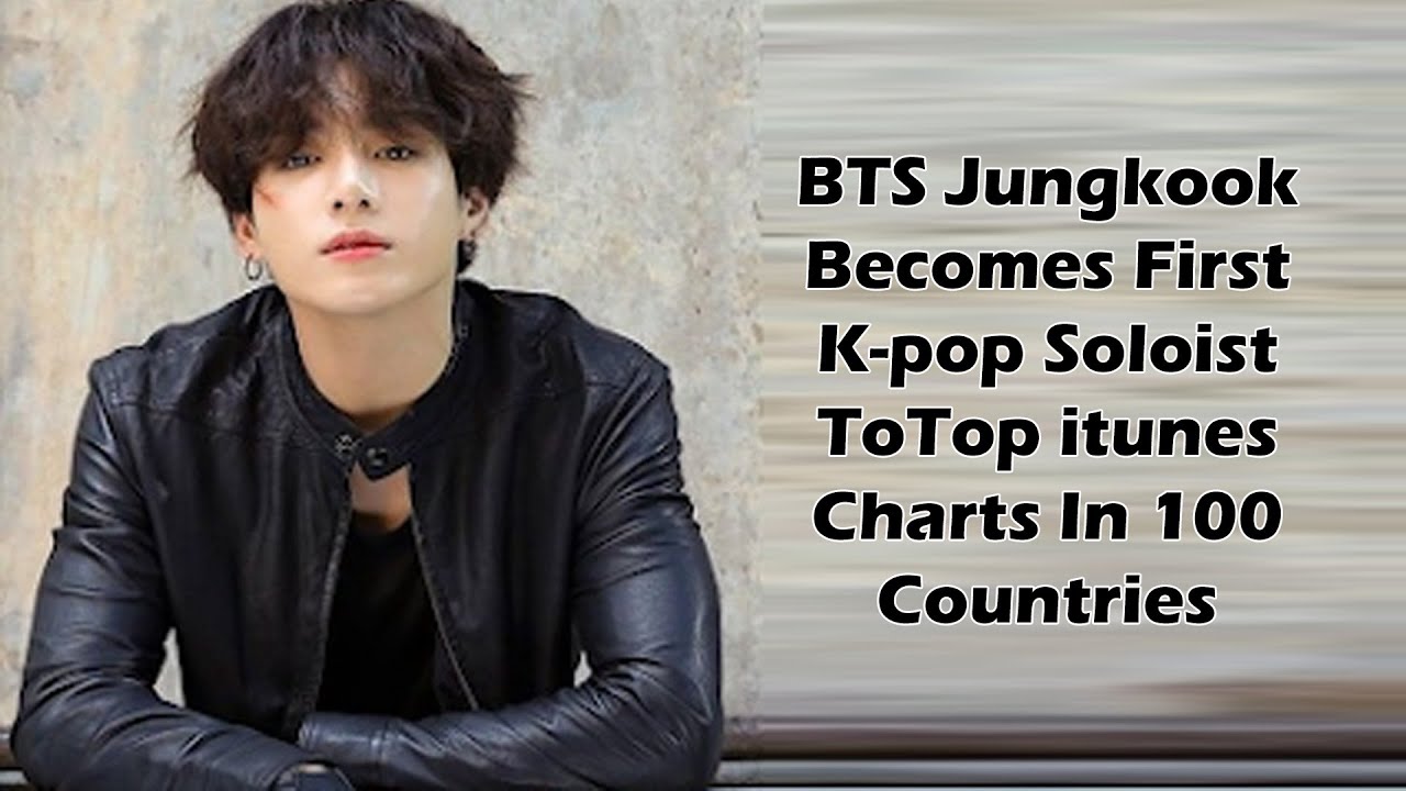 BTS Jungkook Becomes First K-pop Soloist ToTop itunes Charts In 100 Countries