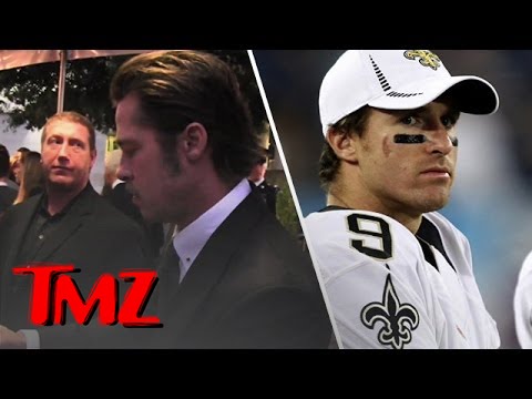 Brad Pitt: Step Off Drew Brees! | TMZ